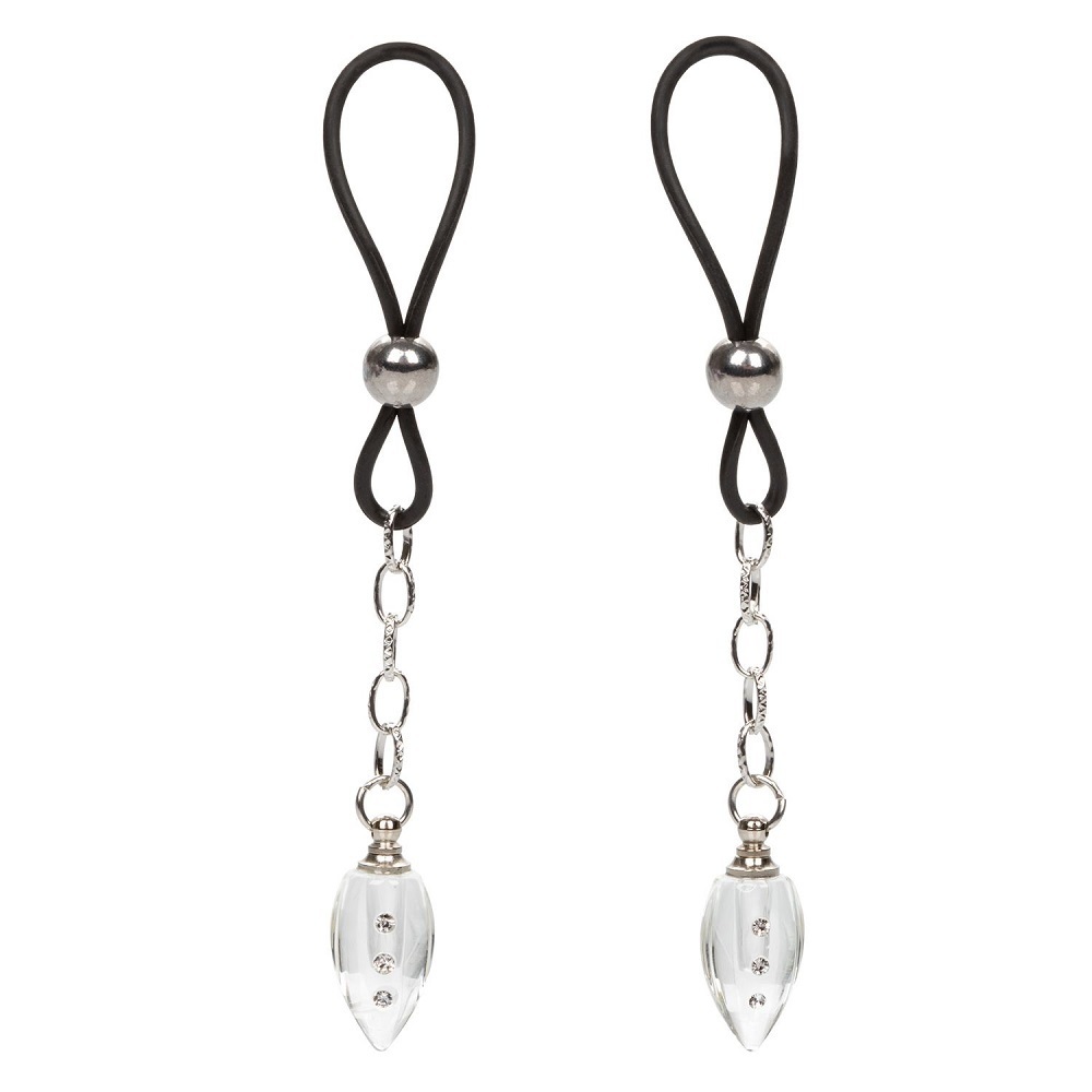 Nipple Play Non-Piercing Nipple Jewelry Crystal Teardrop - CalExotics