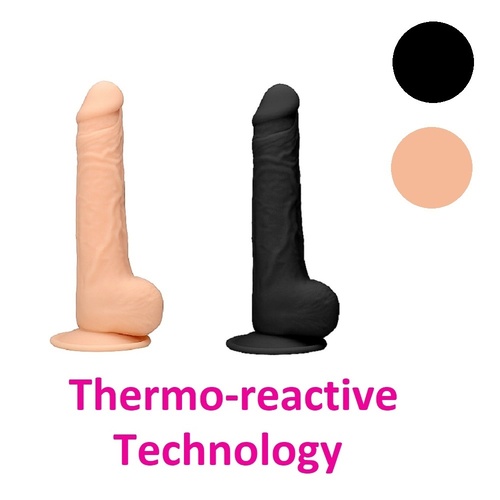 Silicone Dual Density Dildo With Balls 9.5 Inch